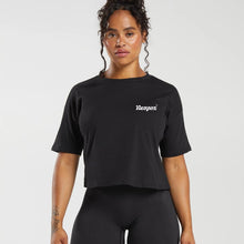 Carregar imagem no visualizador da galeria, Cropped &quot;ANTI TREINO FOFO - ANGELS&quot; - Roupaz T - shirt
