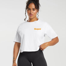 Carregar imagem no visualizador da galeria, Cropped &quot;ANTI TREINO FOFO - ANGELS&quot; - Roupaz T - shirt
