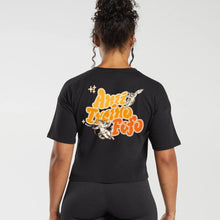 Carregar imagem no visualizador da galeria, Cropped &quot;ANTI TREINO FOFO - ANGELS&quot; - Roupaz T - shirt
